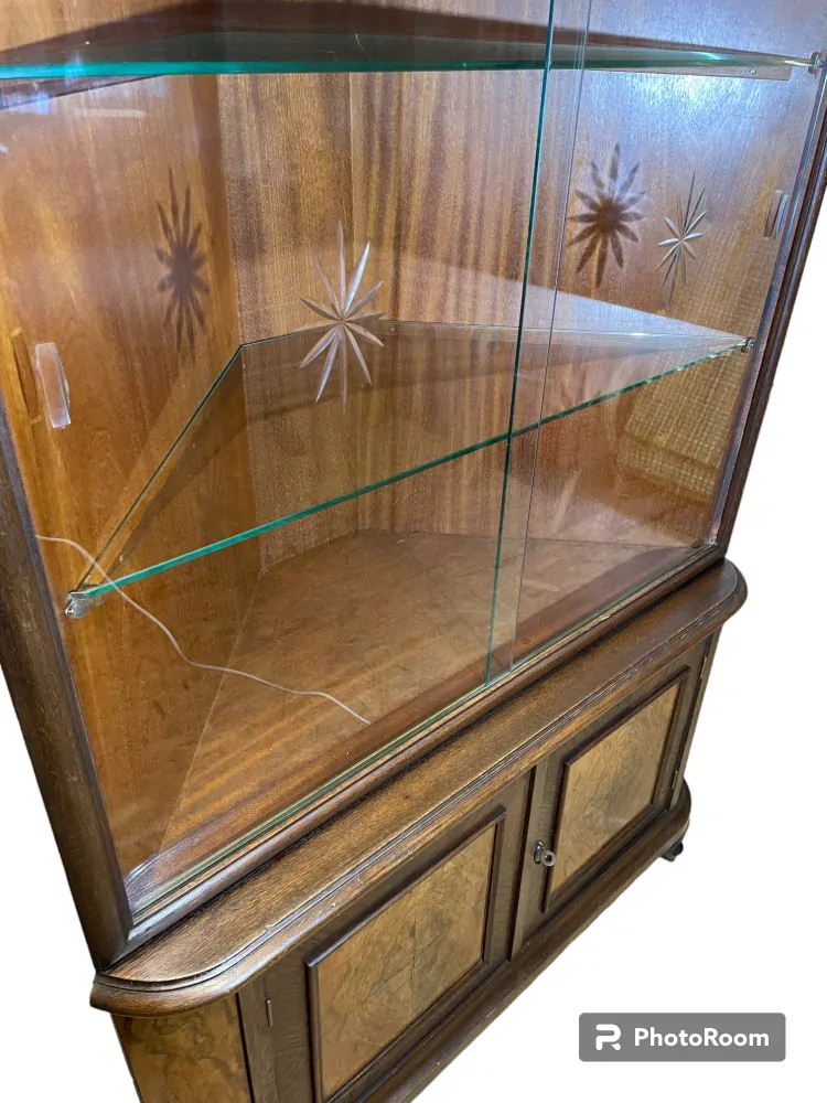 Starožitný rohový skleník Art Deco