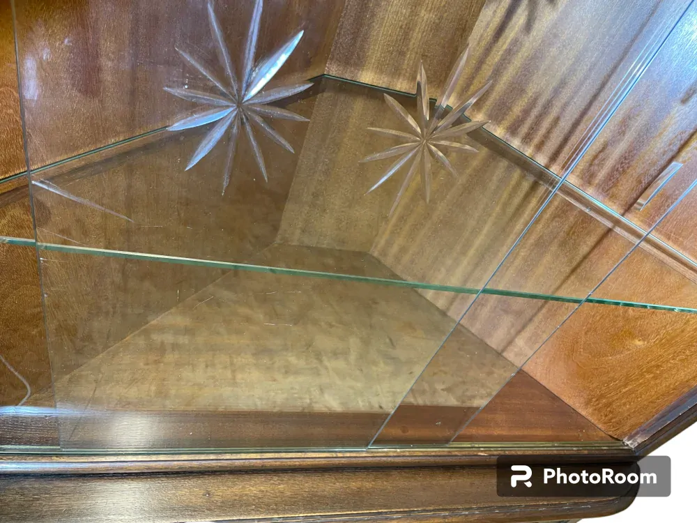 Starožitný rohový skleník Art Deco