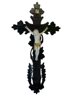  Starožitný řezbovaný kříž/krucifix