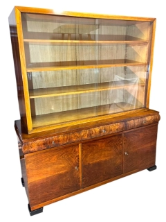 Starožitná knihovna/vitrína - Art Deco